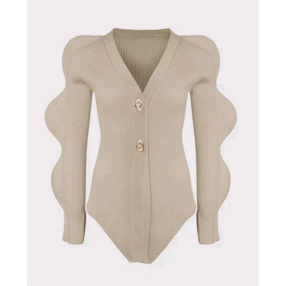 NWT Urban Revivo Size 4 Wave Sleeve Knit Cardigan